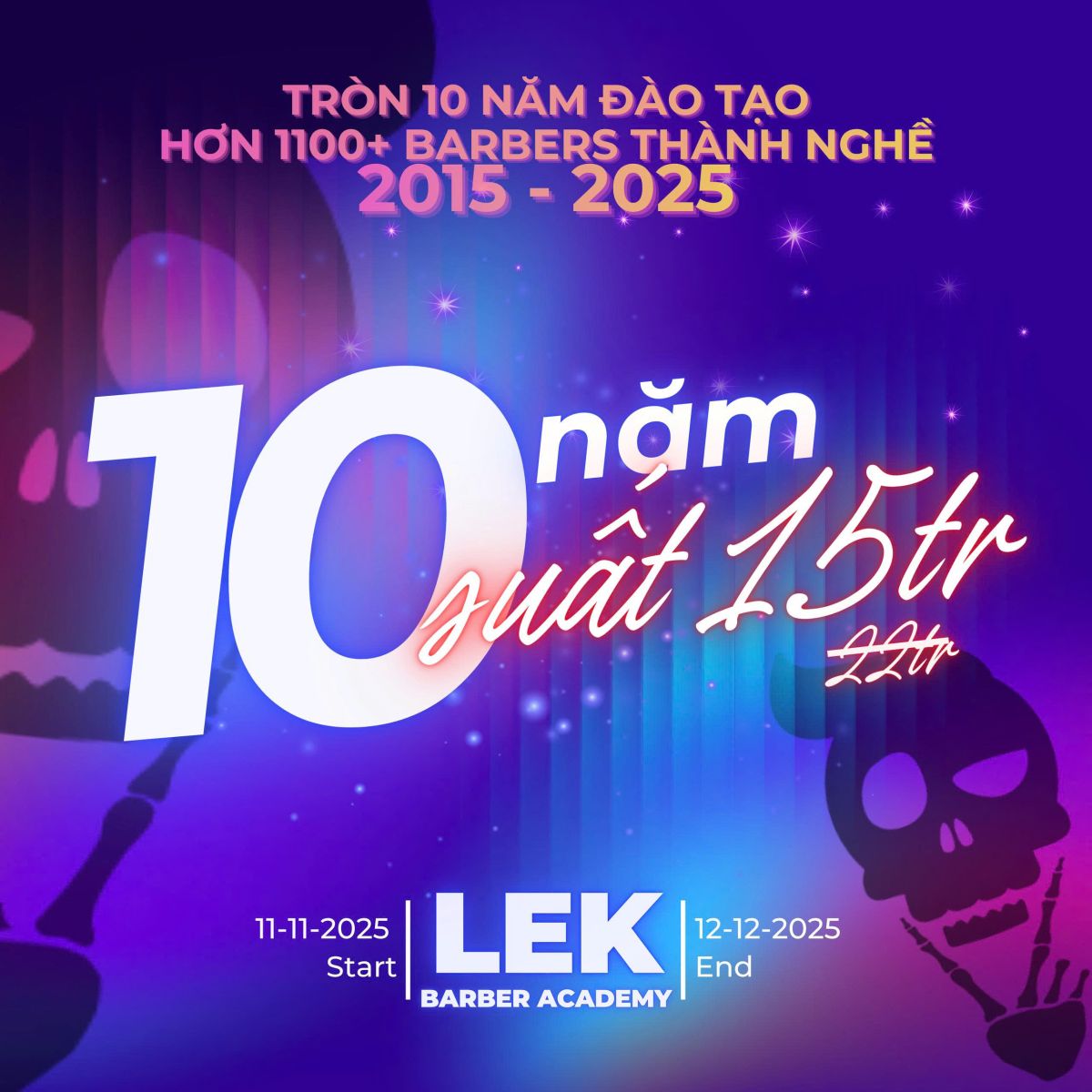 Khóa Học Cắt Tóc Nam