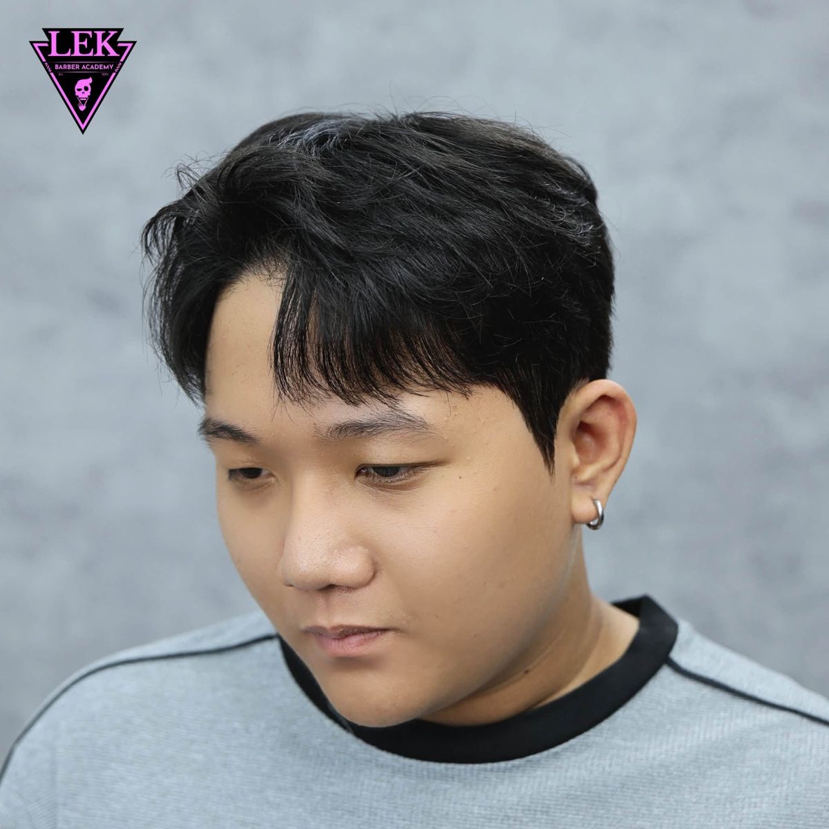 kiểu tóc Comma Ép Side