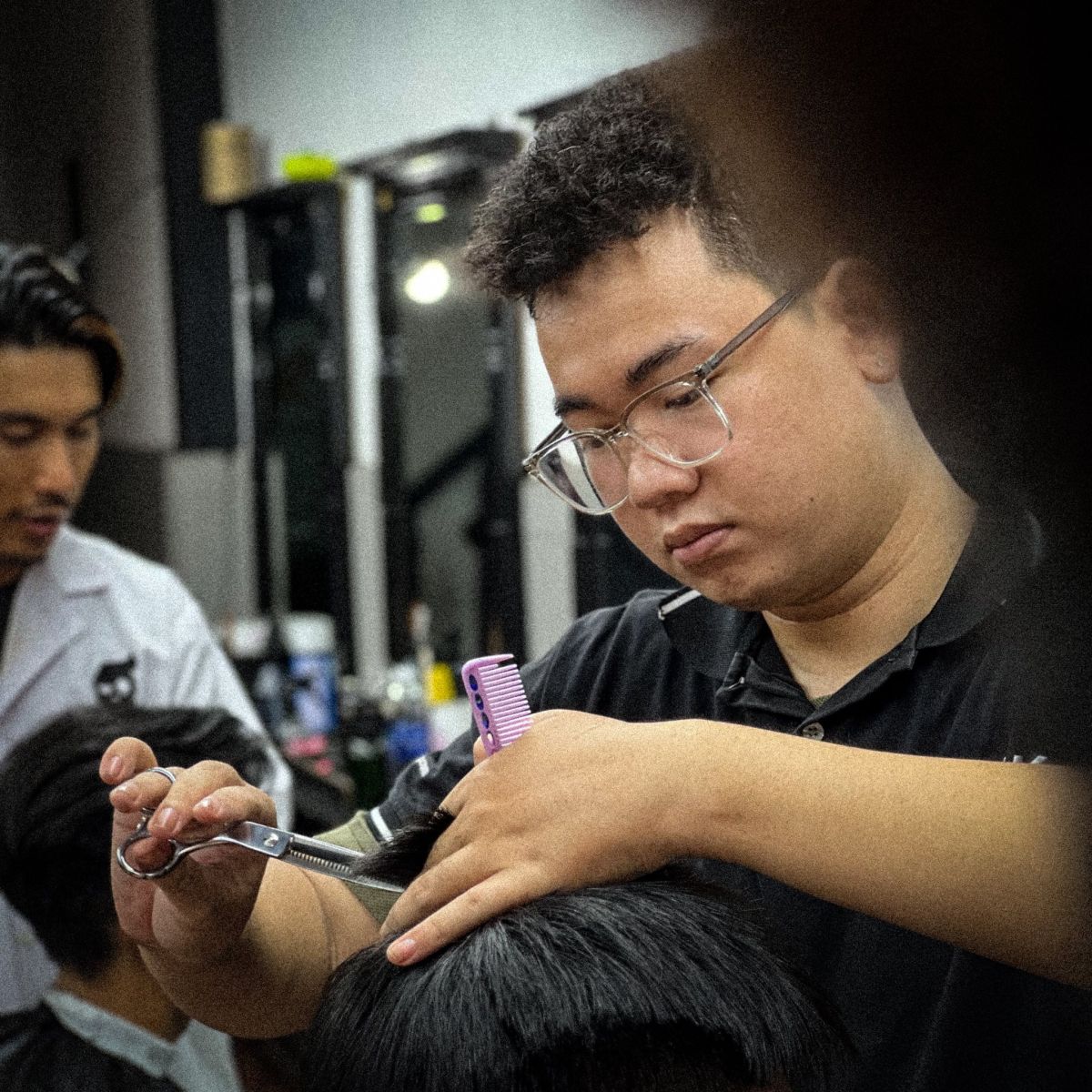 Học cắt tóc nam