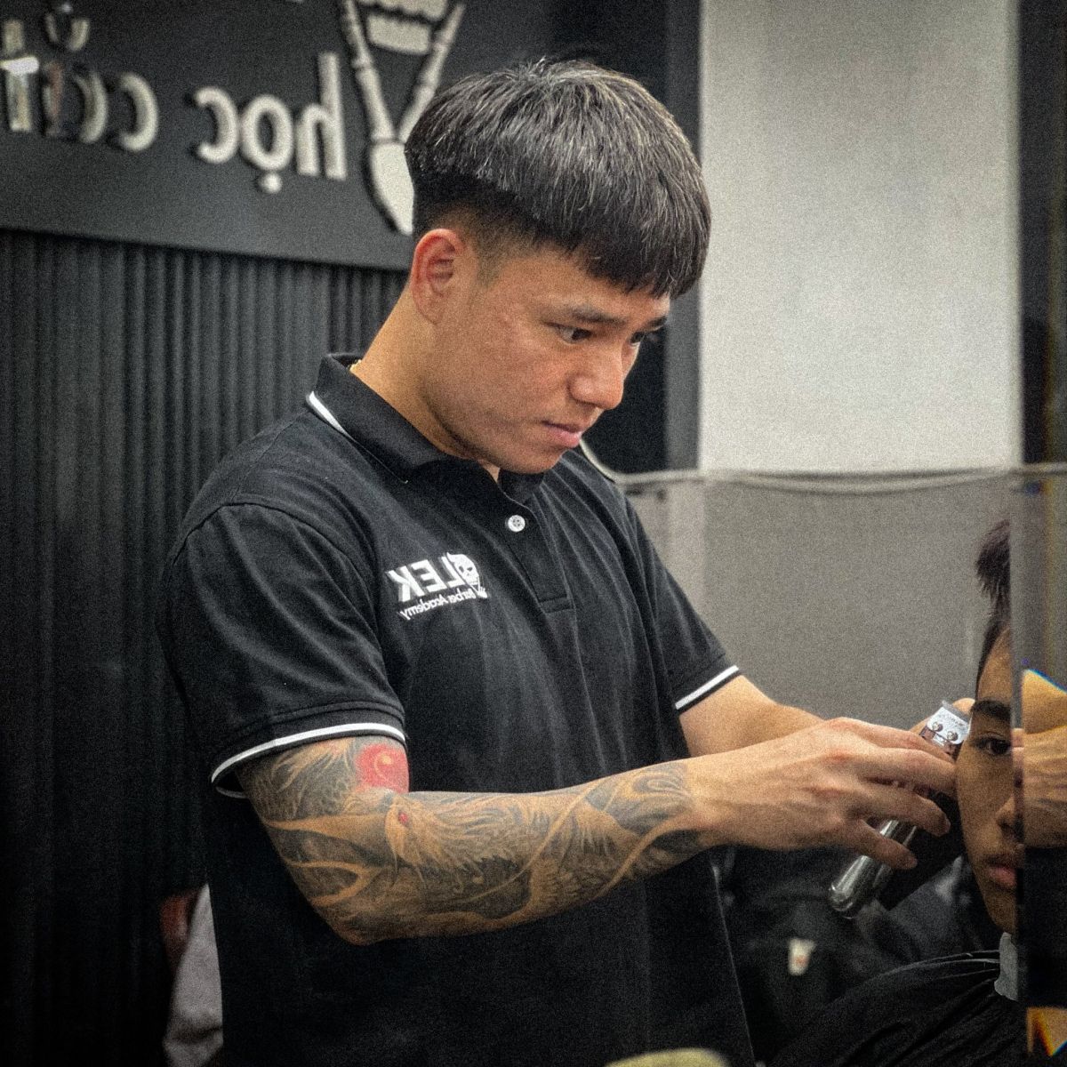 Học cắt tóc nam