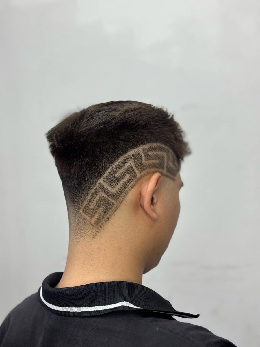 Low Fade kết hợp Hair Tattoo