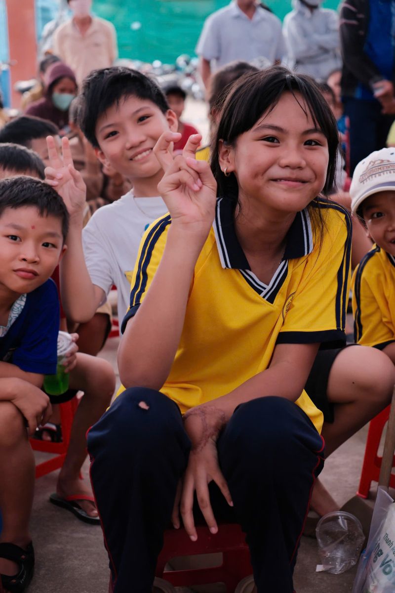 Hình ảnh các bạn nhỏ vui chơi chương trình