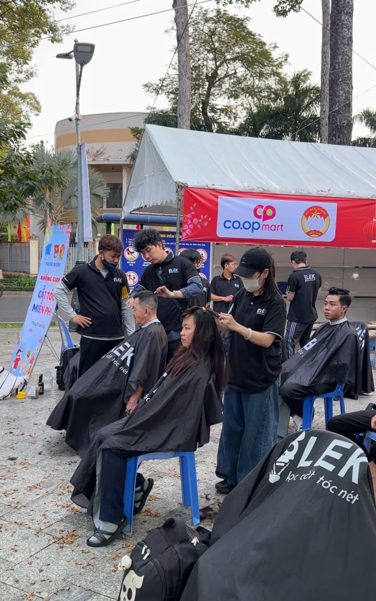 Cắt tóc miễn phí phường An Đông