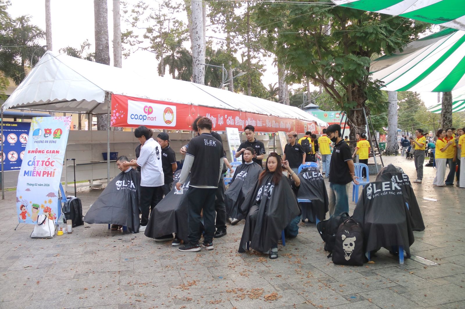 Cắt tóc miễn phí phường An Đông