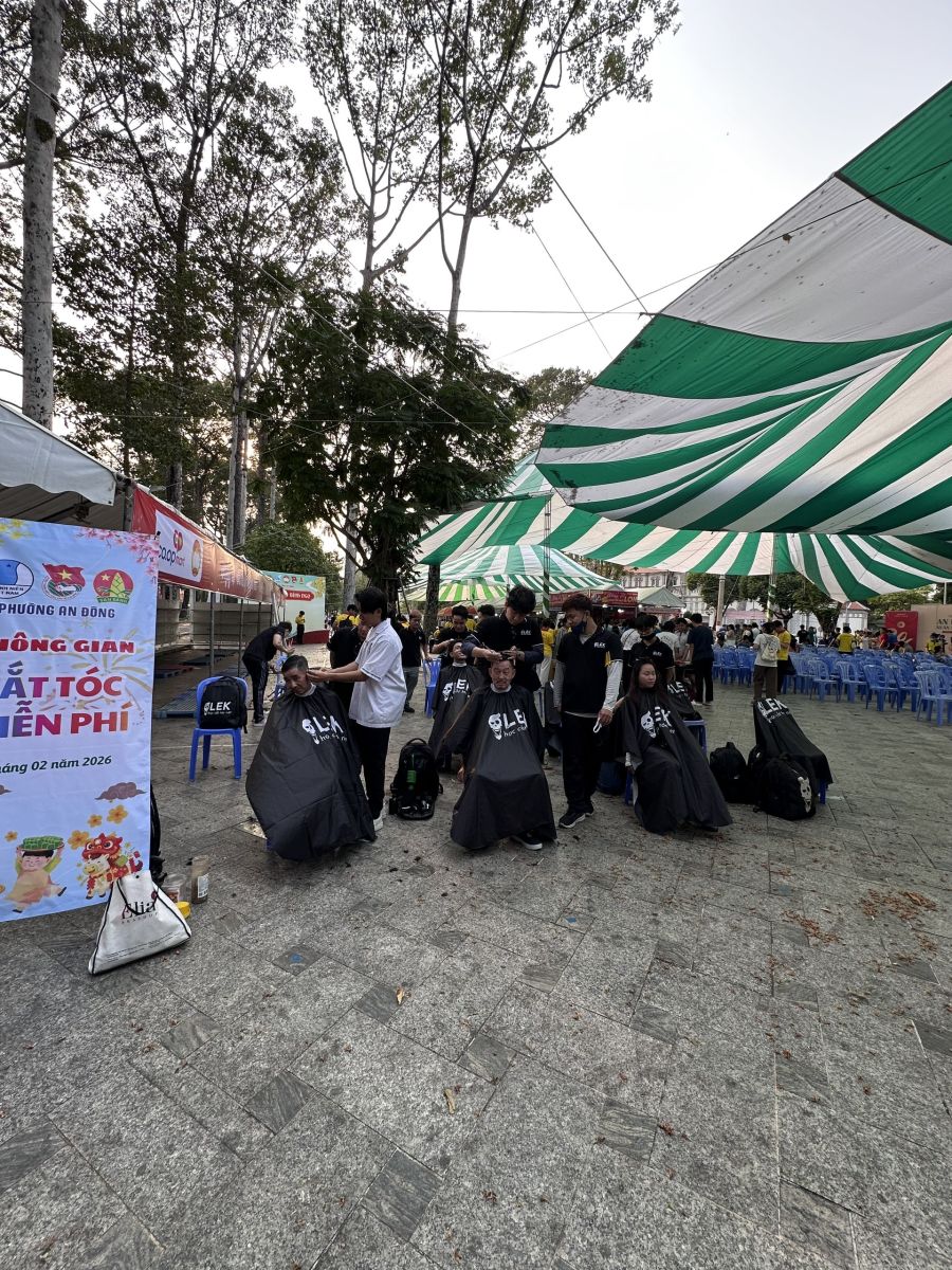 Cắt tóc miễn phí phường An Đông