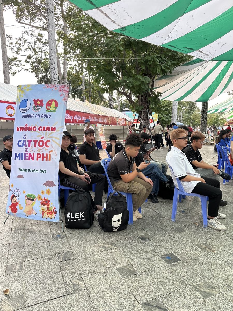 Cắt tóc miễn phí phường An Đông