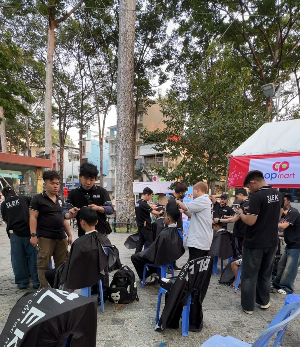 Cắt tóc miễn phí phường An Đông