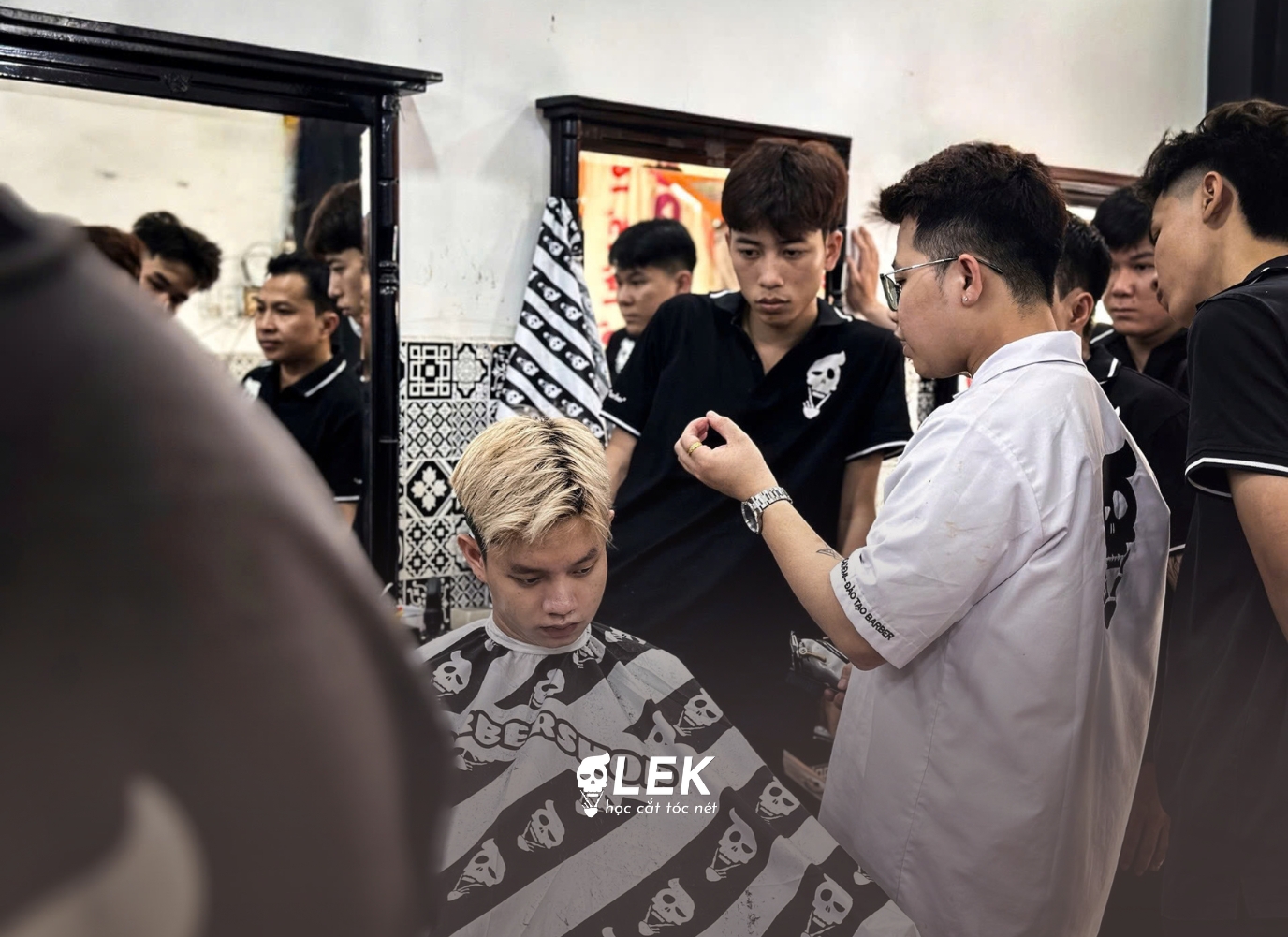 Học Cắt Tóc Nam
