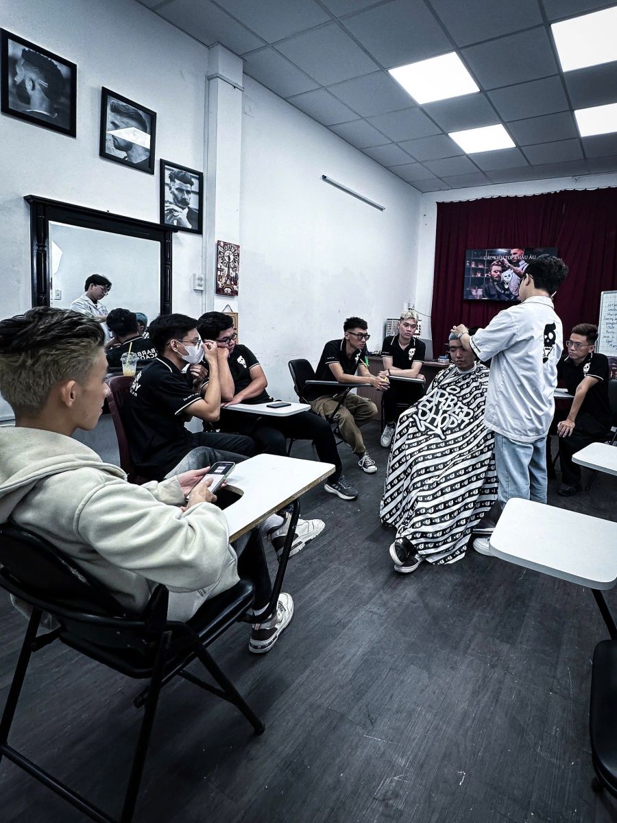 Học Cắt Tóc Nam