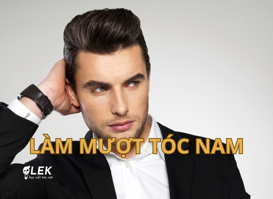 làm mượt tóc cho nam tại nhà