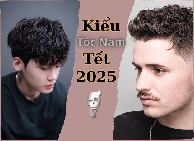 Kiểu tóc nam chơi tết 2025