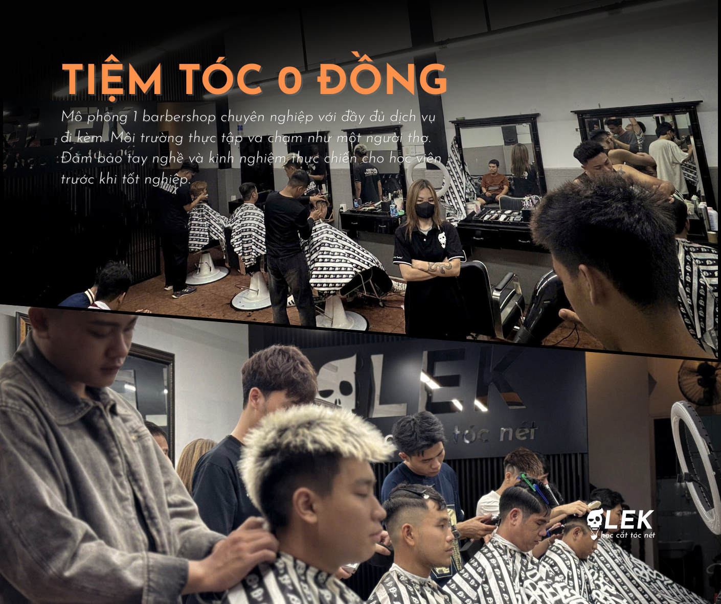 Tiệm tóc 0 đồng